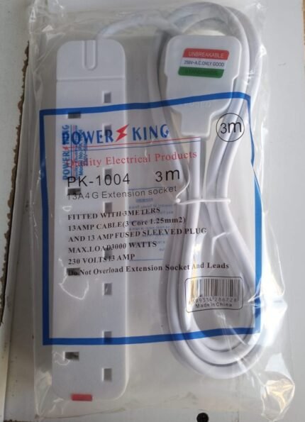 Power King 4 way 3metres Extension
