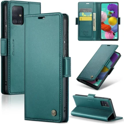 Leather Flip Cover for Samsung Galaxy A51 CaseMe