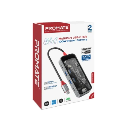Promate 8 in 1 Essentials Travel Kit